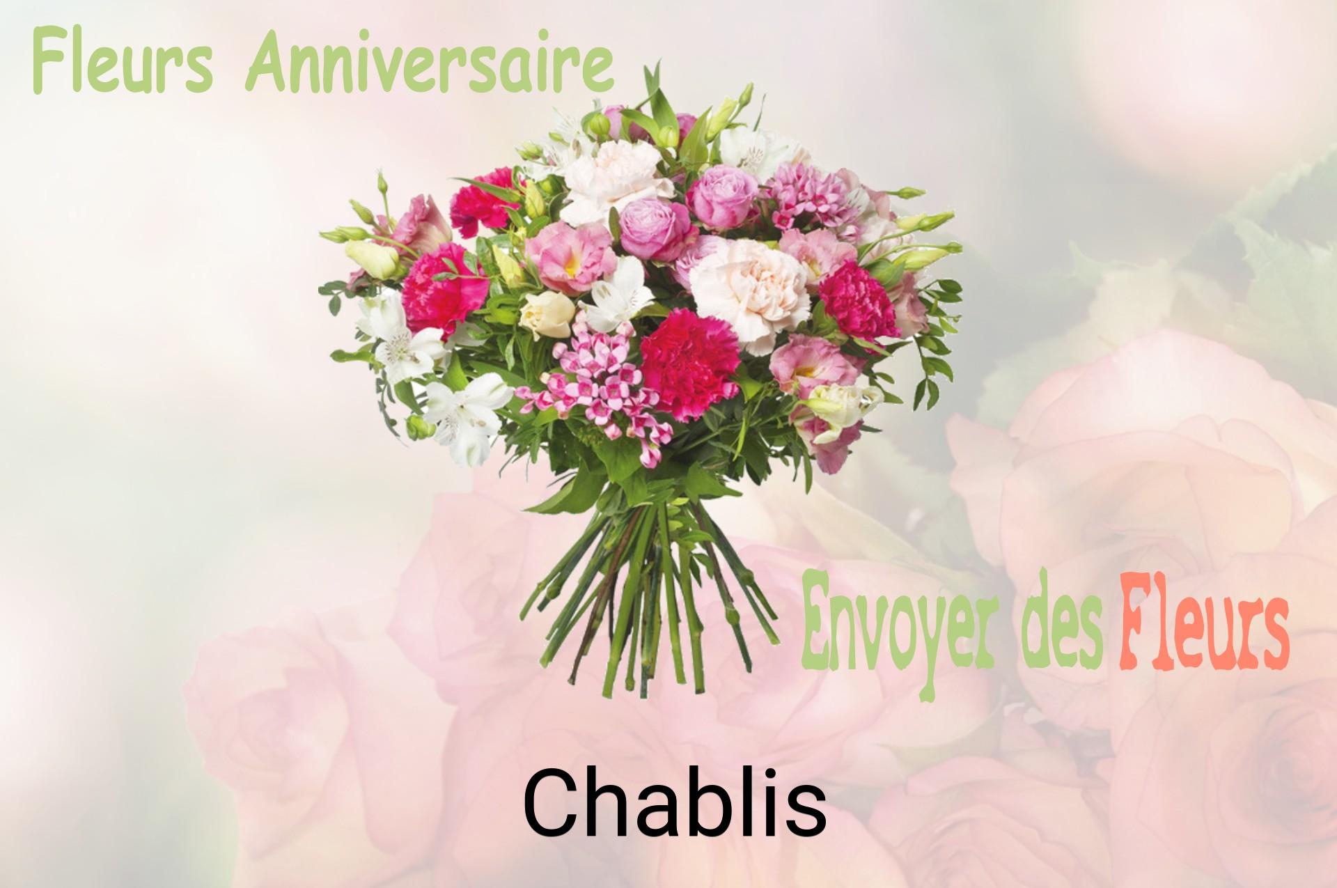 Bouquet de fleurs d’anniversaire livré à Chablis
