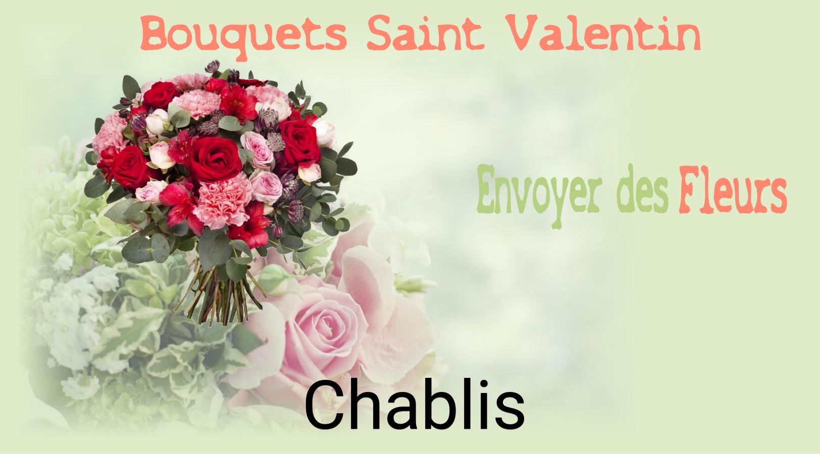 Roses de Saint-Valentin livrées à Chablis